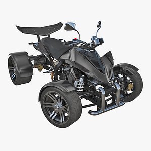 3D racing quad bike generic