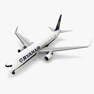 3D Boeing 767-300ER Ryanair Airlines