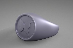 Imperium Butterfly Ring 3D