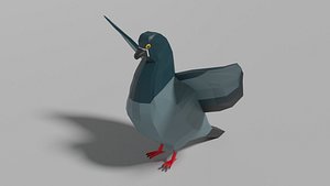 animal bird nature 3D model