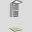 Kitchen furnitures up 45 cm glass doors orizontal 2