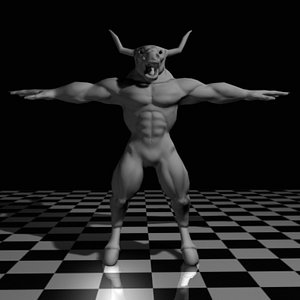 3d minotaur