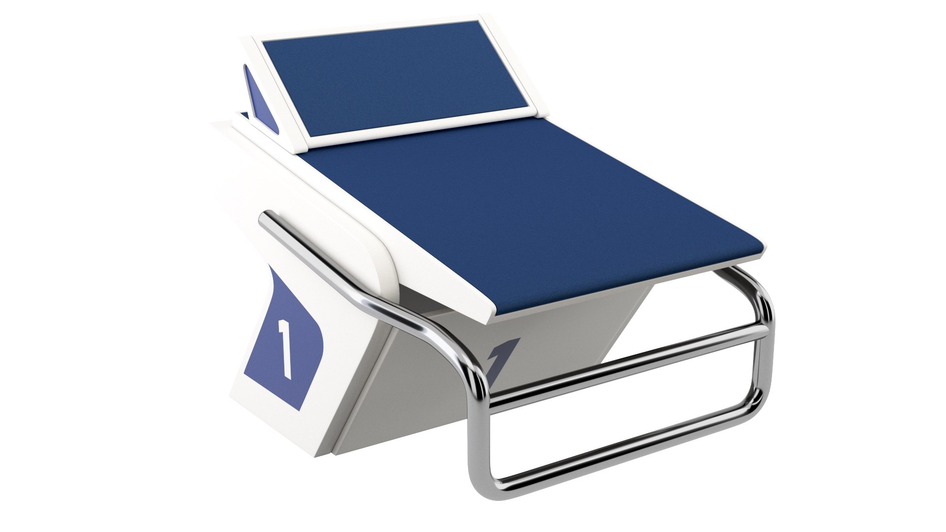 3D Pool Starting Block - TurboSquid 1711846