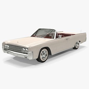 continental convetible 1962 3D