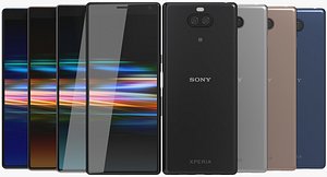 realistic sony xperia 10 3D model