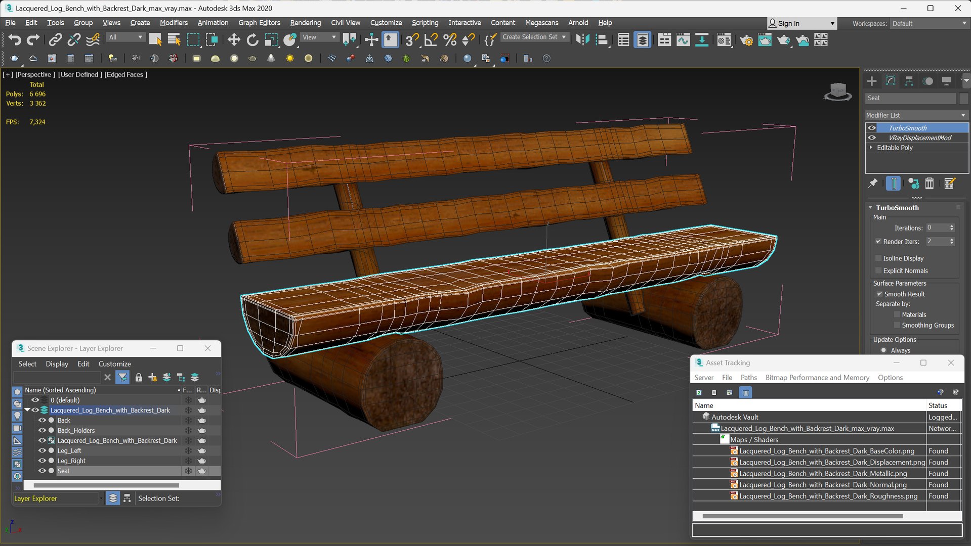 3D Lacquered Log Bench with Backrest Dark model https://p.turbosquid.com/ts-thumb/hq/s8r1Zy/Rs/lacquered_log_bench_with_backrest_dark_015/jpg/1755020712/1920x1080/fit_q87/9953312abcebc7a5d00a46b03c27cb57c382baa1/lacquered_log_bench_with_backrest_dark_015.jpg