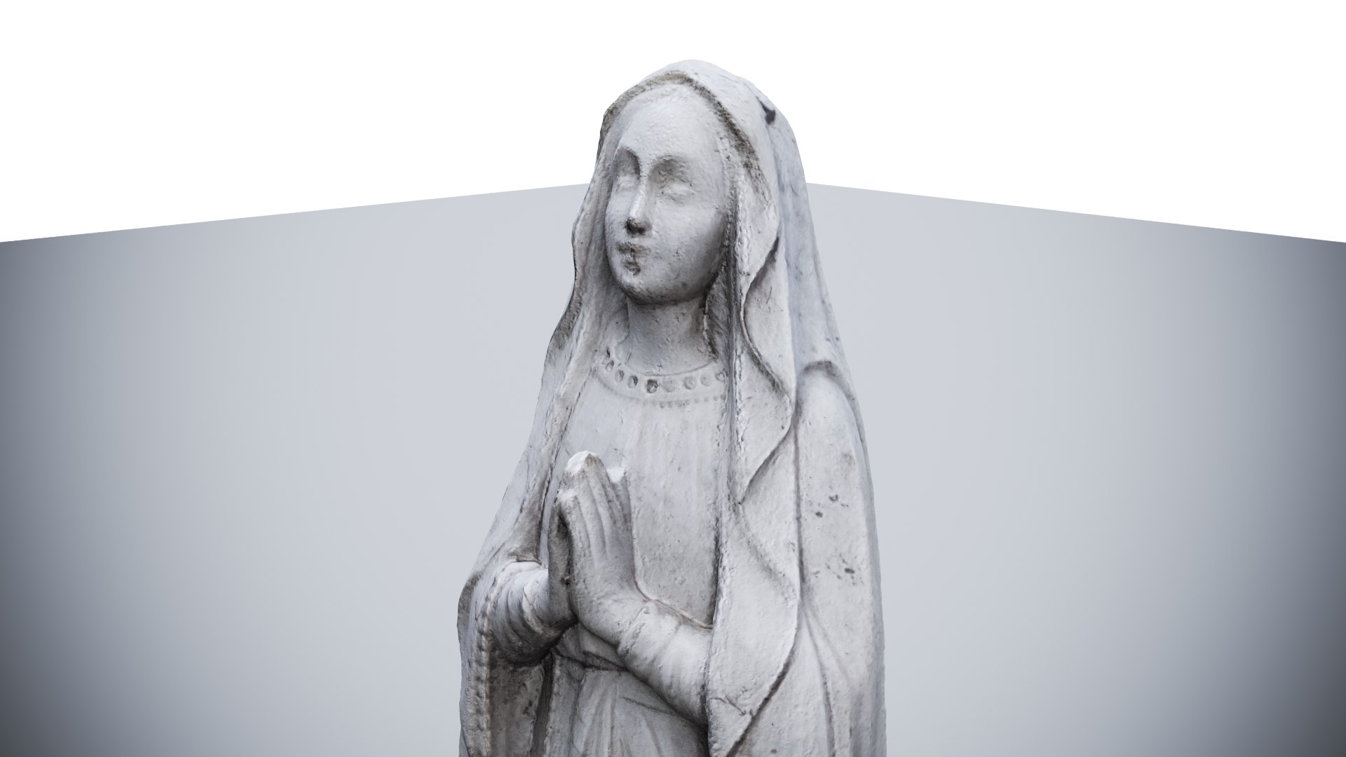 3D Statue Of Mary Magdalene Model - TurboSquid 1790047