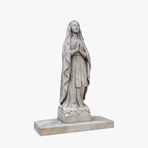 3D Statue of Mary Magdalene model