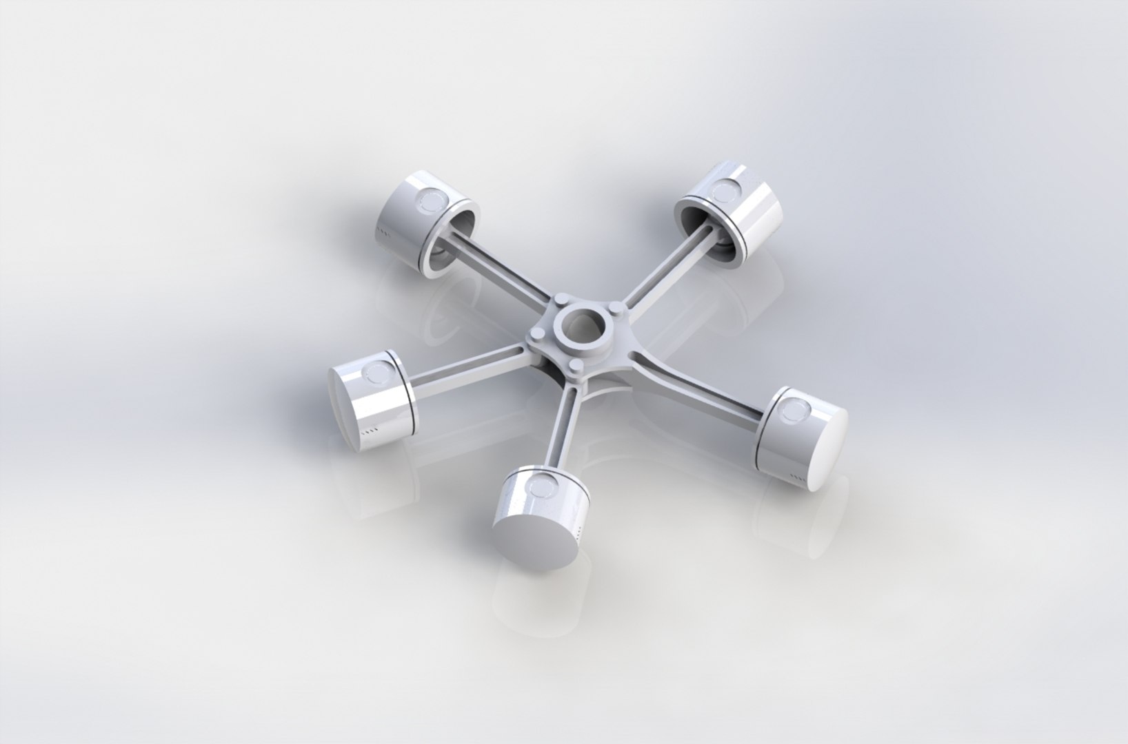 3d Radial Piston Assembly