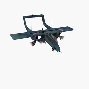 3d north american ov-10 bronco