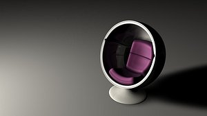 c4d bubble chair
