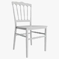 Lux White Plastic Chair