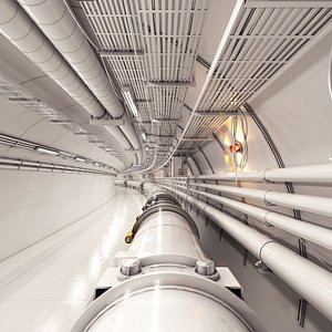 sci-fi corridor 3d model