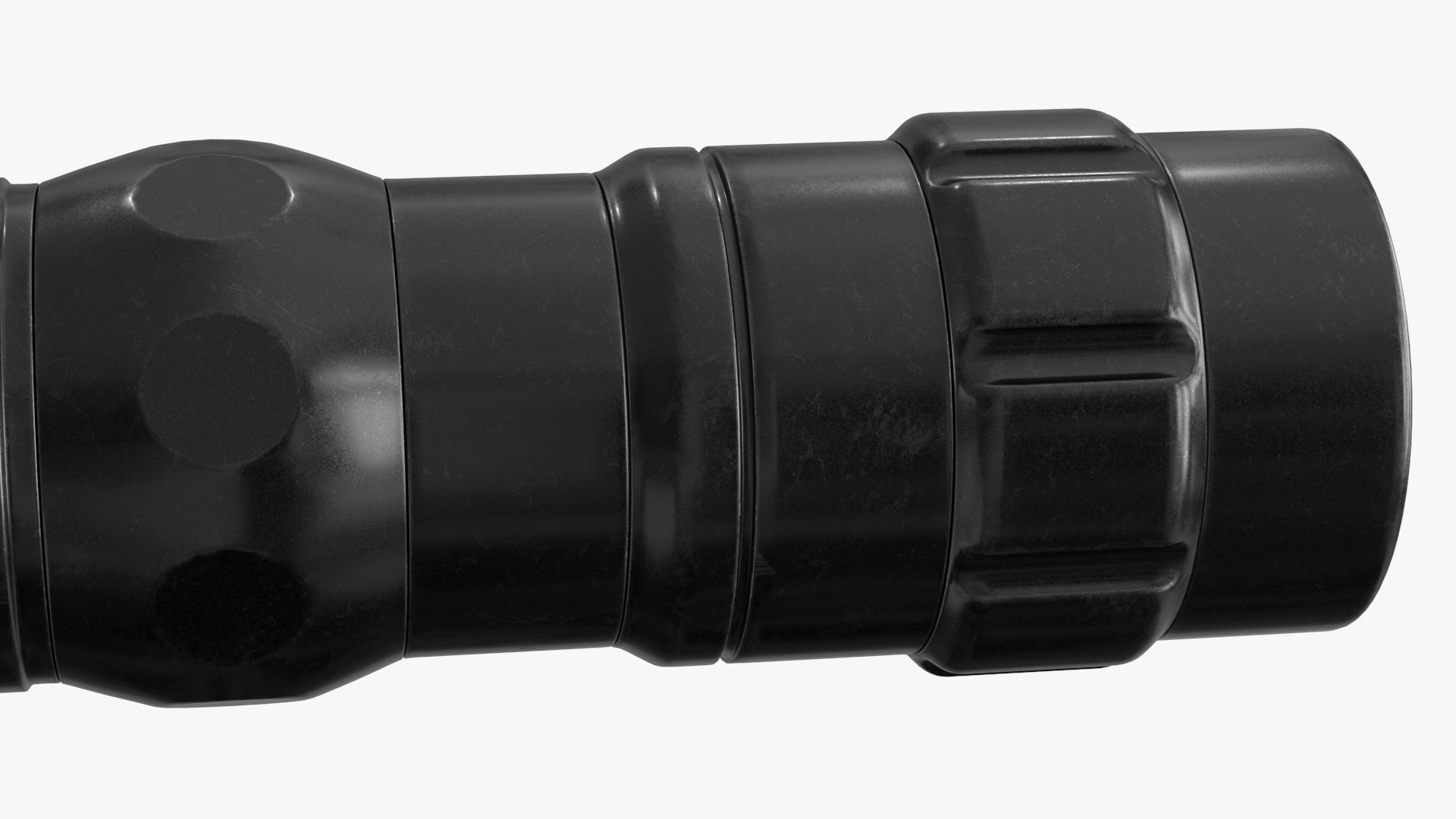 3D Police Flashlight Model - TurboSquid 1921879