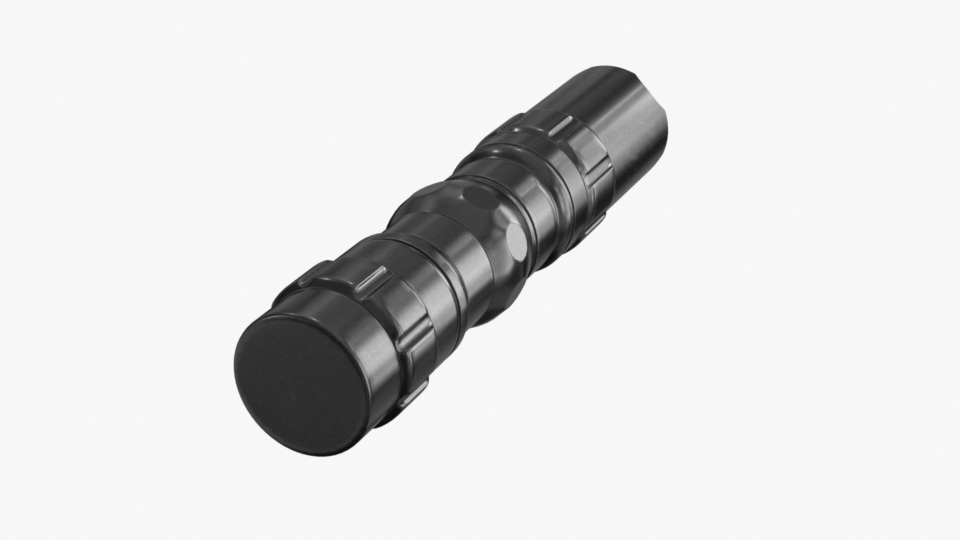 3D Police Flashlight Model - TurboSquid 1921879