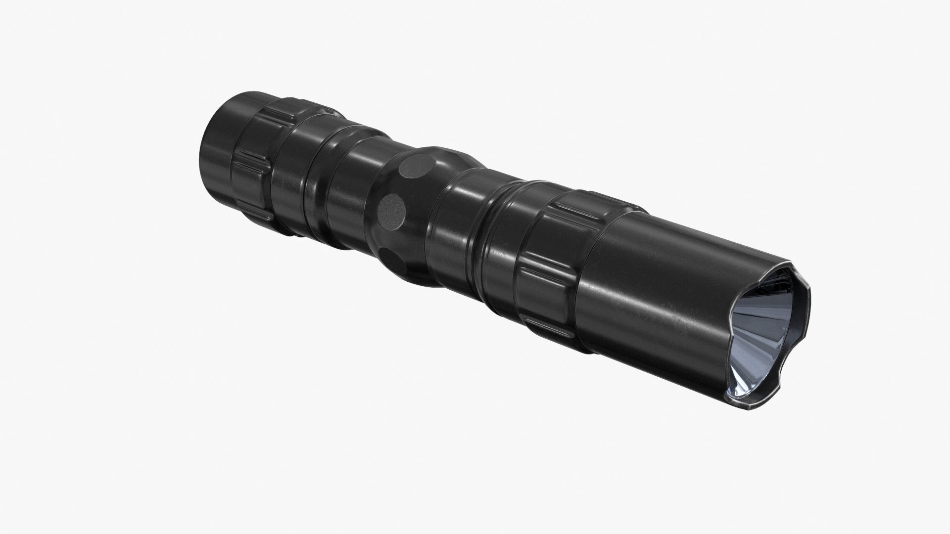 3D Police Flashlight Model - TurboSquid 1921879
