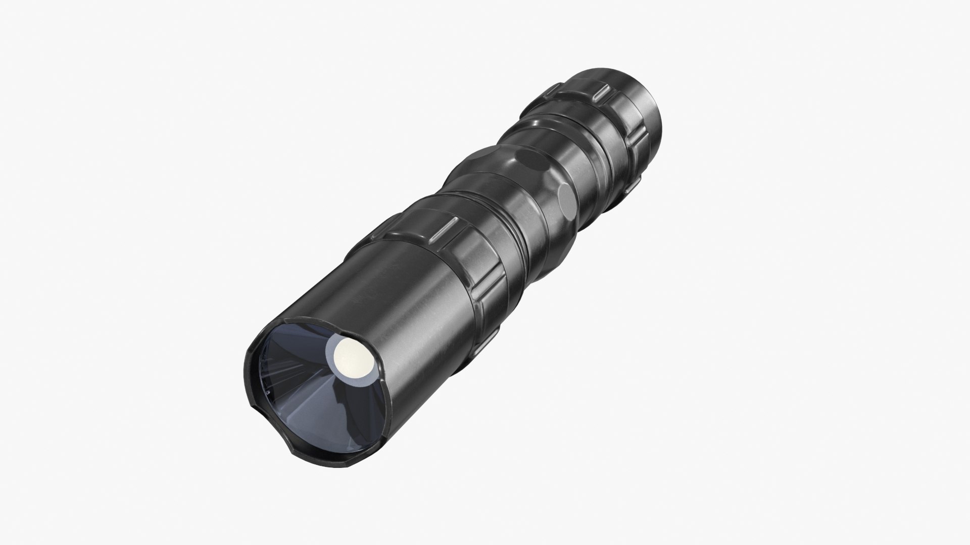 3D Police Flashlight Model - TurboSquid 1921879