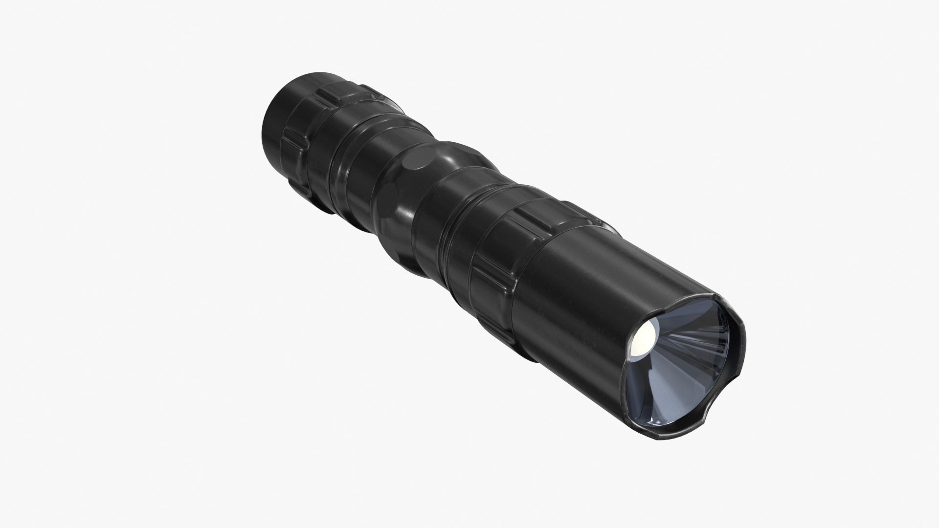 3D Police Flashlight Model - TurboSquid 1921879