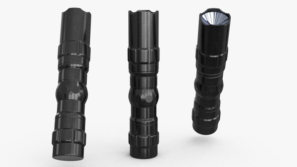 modelo 3d Police Flashlight - TurboSquid 1921879