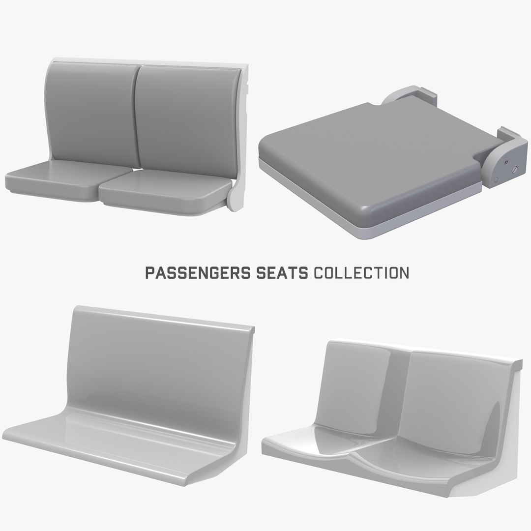 Passengers Seats Collection 3D Model - TurboSquid 2209450