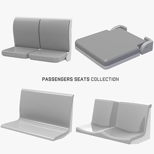 Passengers Seats Collection 3D model
