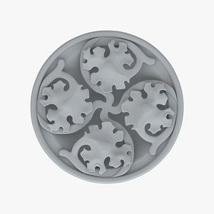 Gothic Ornament 094 3D model