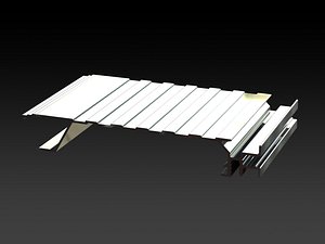 3D model Aluminum Extruded Floor Planking