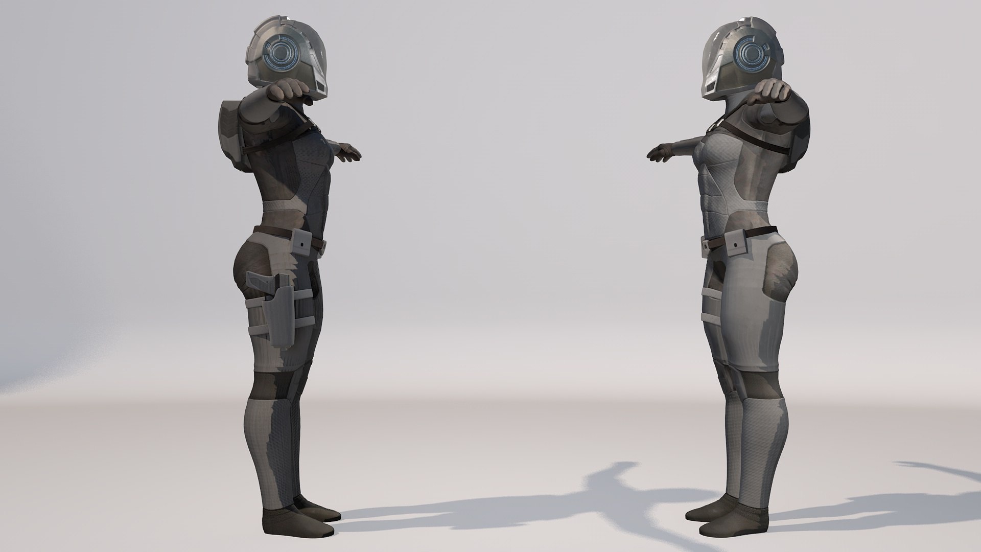 Sci-fi Armor Suit 3D Model - TurboSquid 2057636