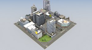 city block c 3D model