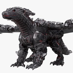 3D robot dragon