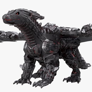 Sci-Fi Dragon Robot