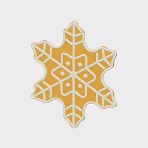 gingerbread cookie 3D model