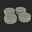 Hockey Pucks 3D Models Collection