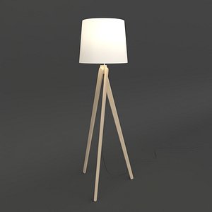 lamp standing zaria terra 3d model