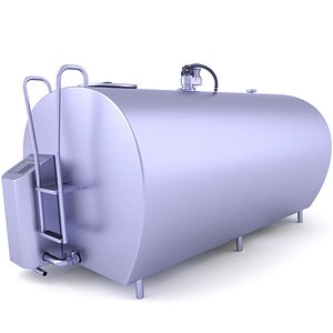 Milk Cooler Tank 4 3D model