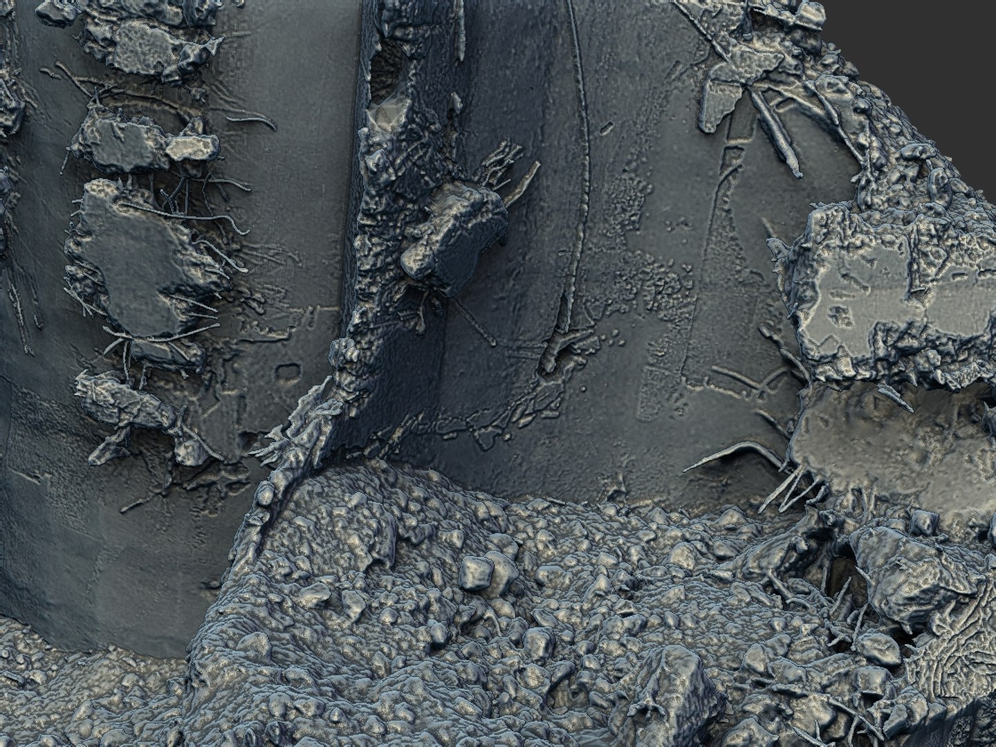 3D Model Concrete Rubble - TurboSquid 1722781