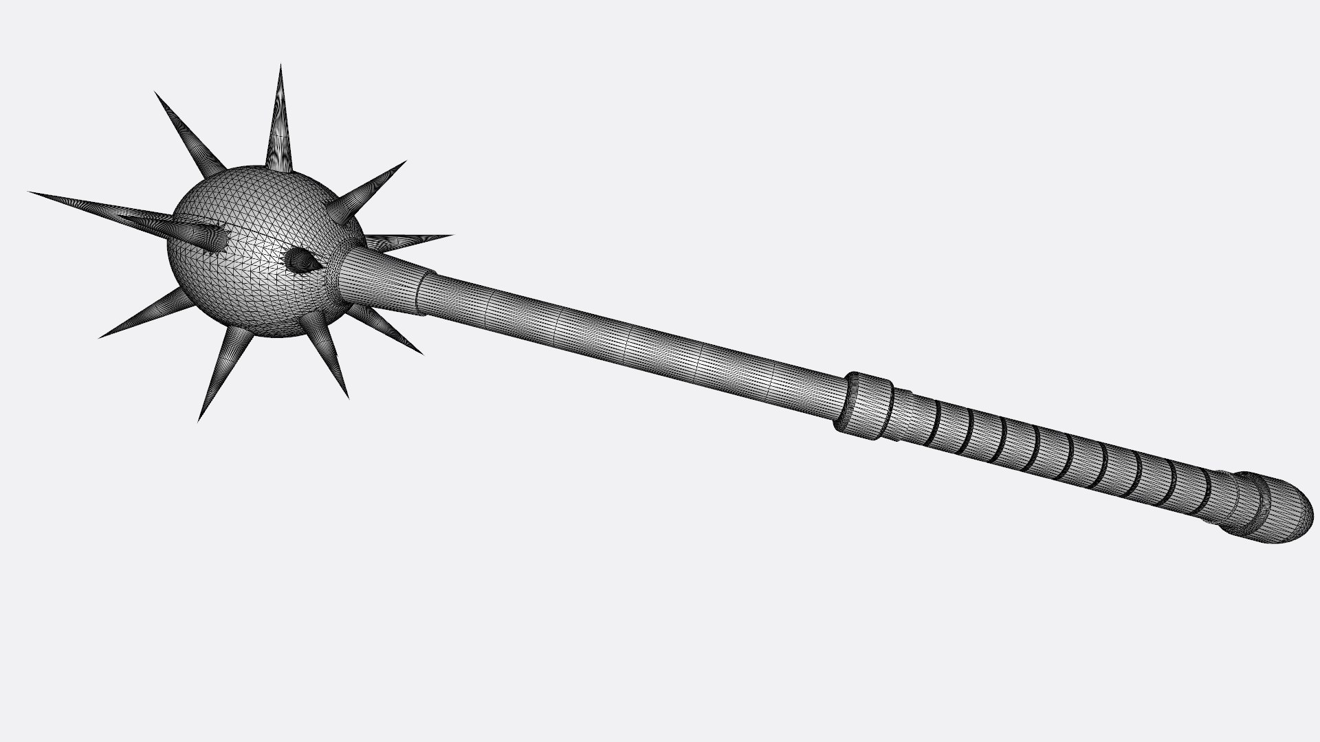 3D Medieval Mace Model - TurboSquid 2236489