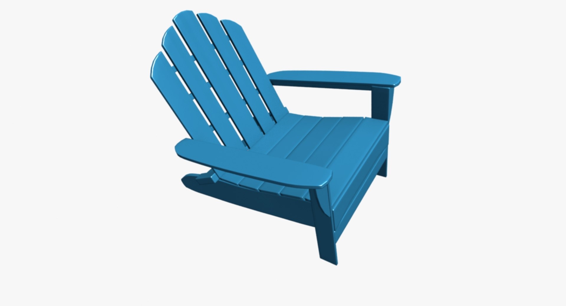 3d Adirondack Chair Model