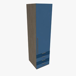 3D wardrobe drawers model