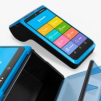 Mobile Checkout Terminal Blue