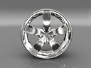 3d model car tyre rim