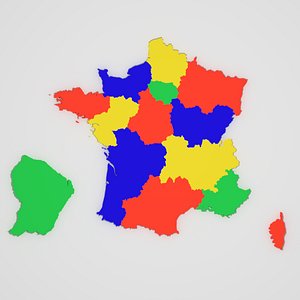 france state 3D model