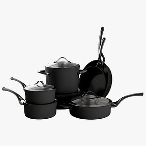 3D realistic calphalon contemporary model