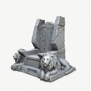 Lion Throne 3D