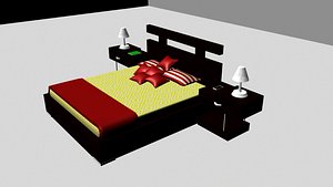 3d model of bed