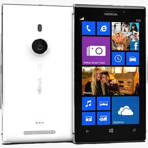 3ds max nokia lumia 925 white