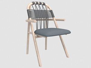 woven UNAM armchair by gervasoni