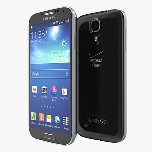 Samsung Galaxy S4 Black 3D Model