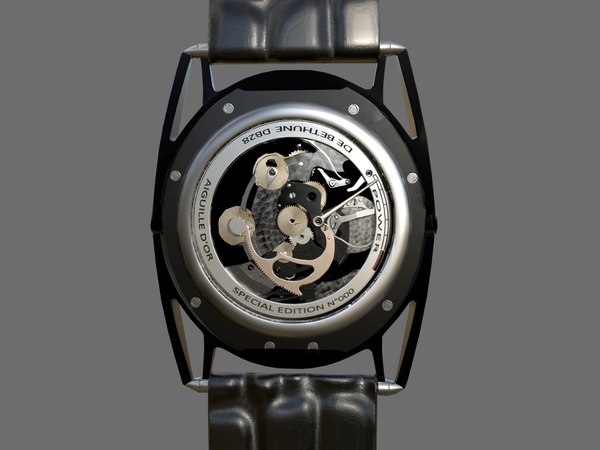 3D model Watch mechanism 6 Low-poly