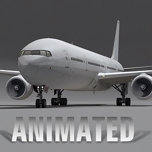 Boeing 777-300 Generic White A